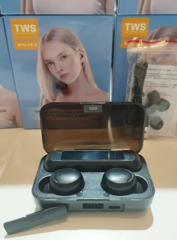 Auriculares inalámbricos deportivo control táctil con pantalla LED