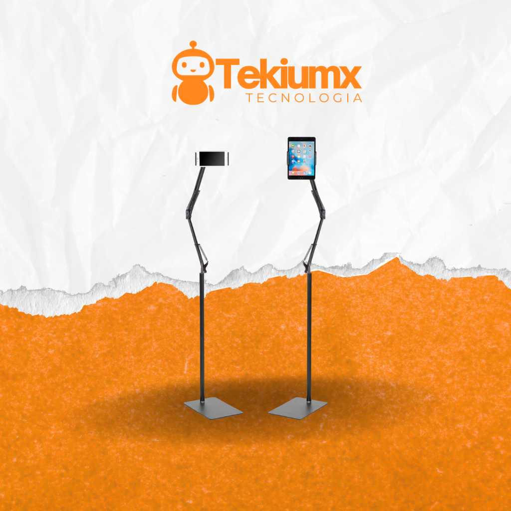 Soporte de Suelo para Tabletas y Teléfonos – Manos Libres con Estabilidad Total