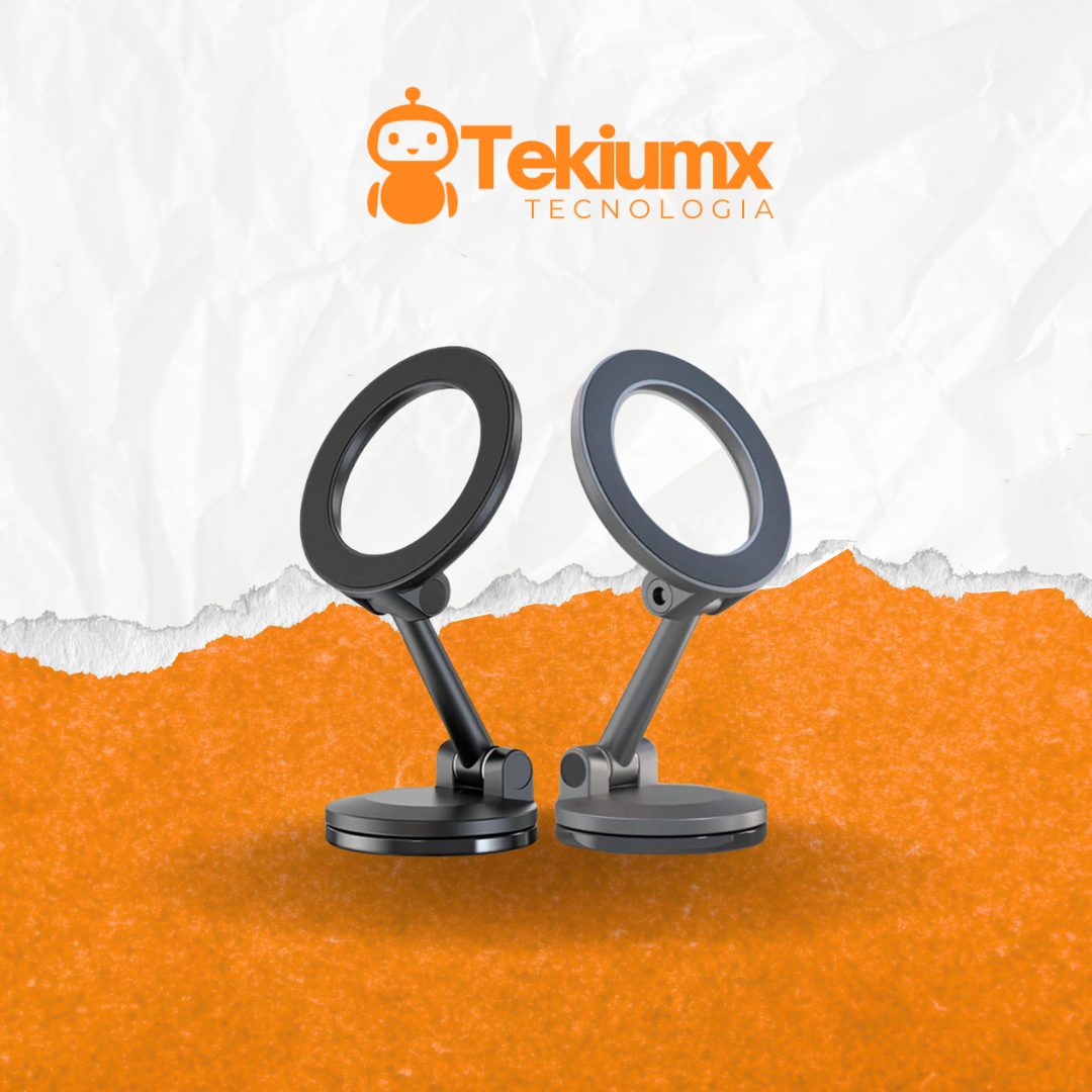 soportes magnético de tablero para auto con rotación de 360°