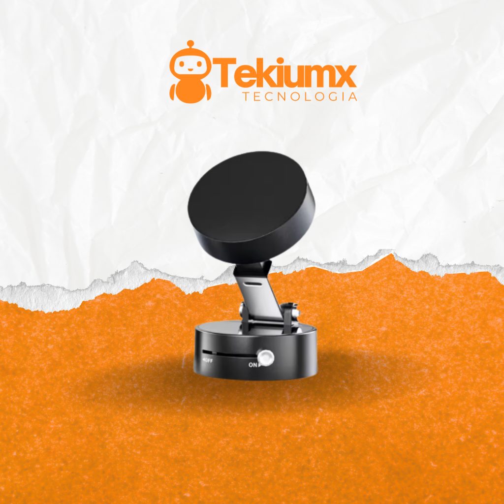 Soporte Magnético al Vacío 360° – Ventosa Fuerte y Plegable para Teléfono Móvil