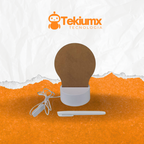 Lámpara personalizada para escribir forma redondo