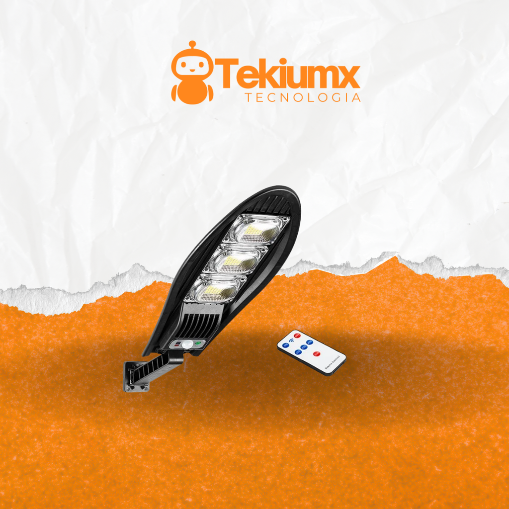 Lámpara Solar LED superbrillante para exteriores con mando