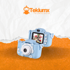 Cámara para Niños con Correa 1080P 2,0 Pulgadas Azul Gato