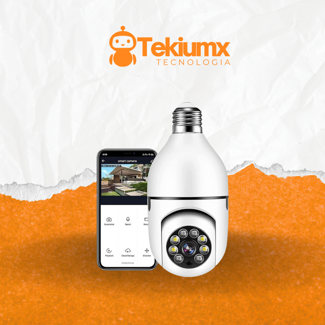 Cámara de seguridad inalámbrica adaptador bombilla