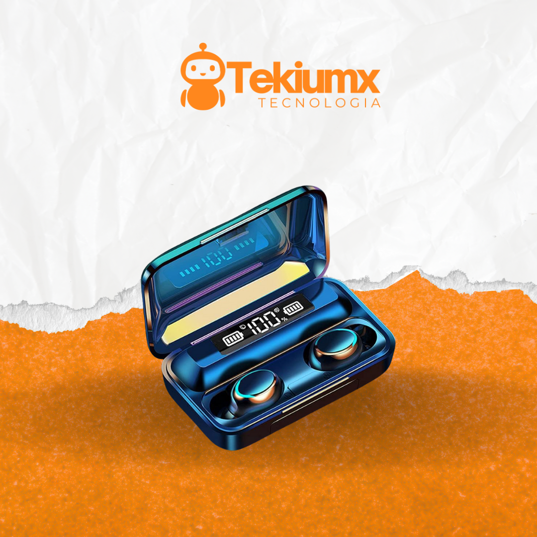 Auriculares inalámbricos deportivo control táctil con pantalla LED