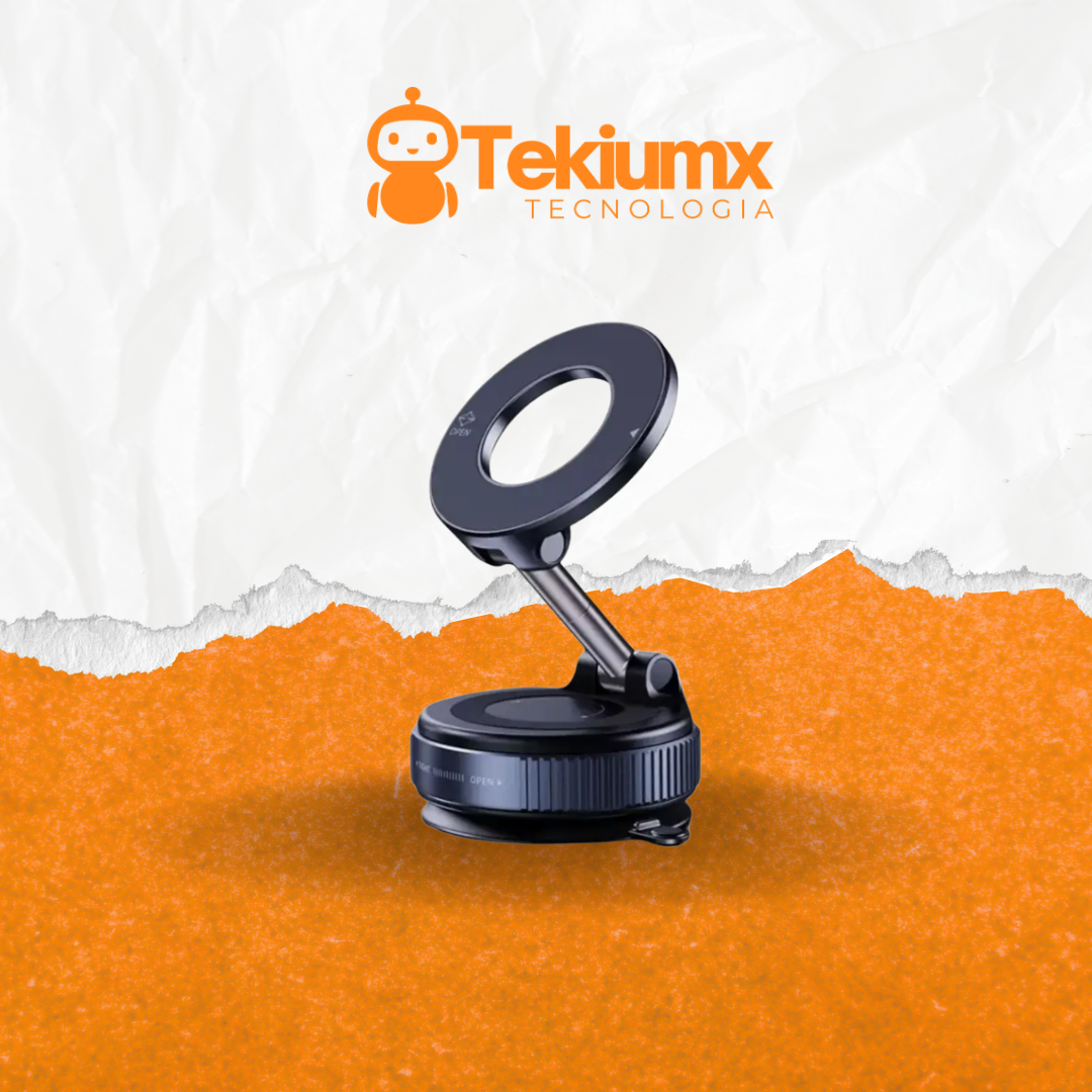 Soporte Magnético con Succión al Vacío