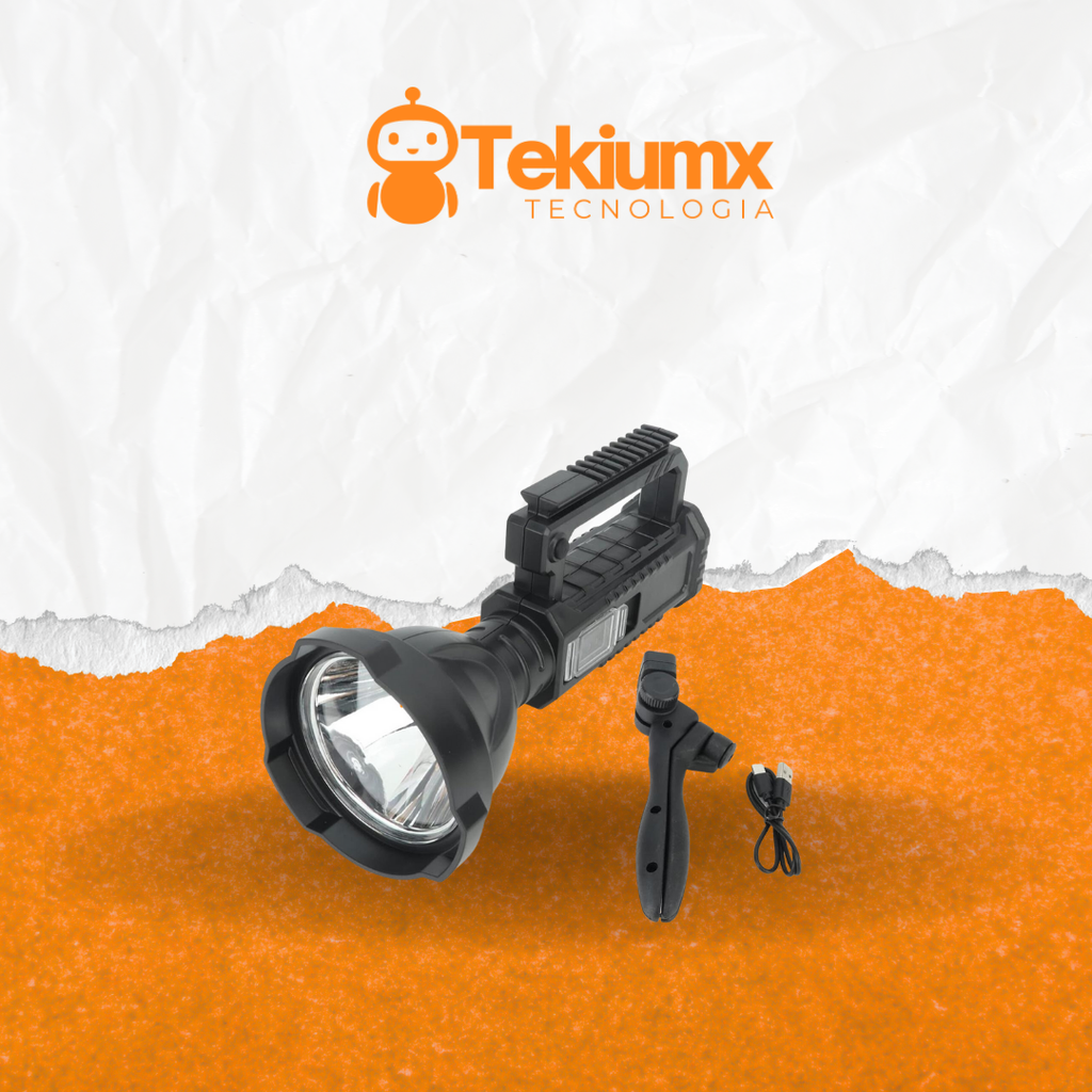 LINTERNA POTENTE CON TRIPODE