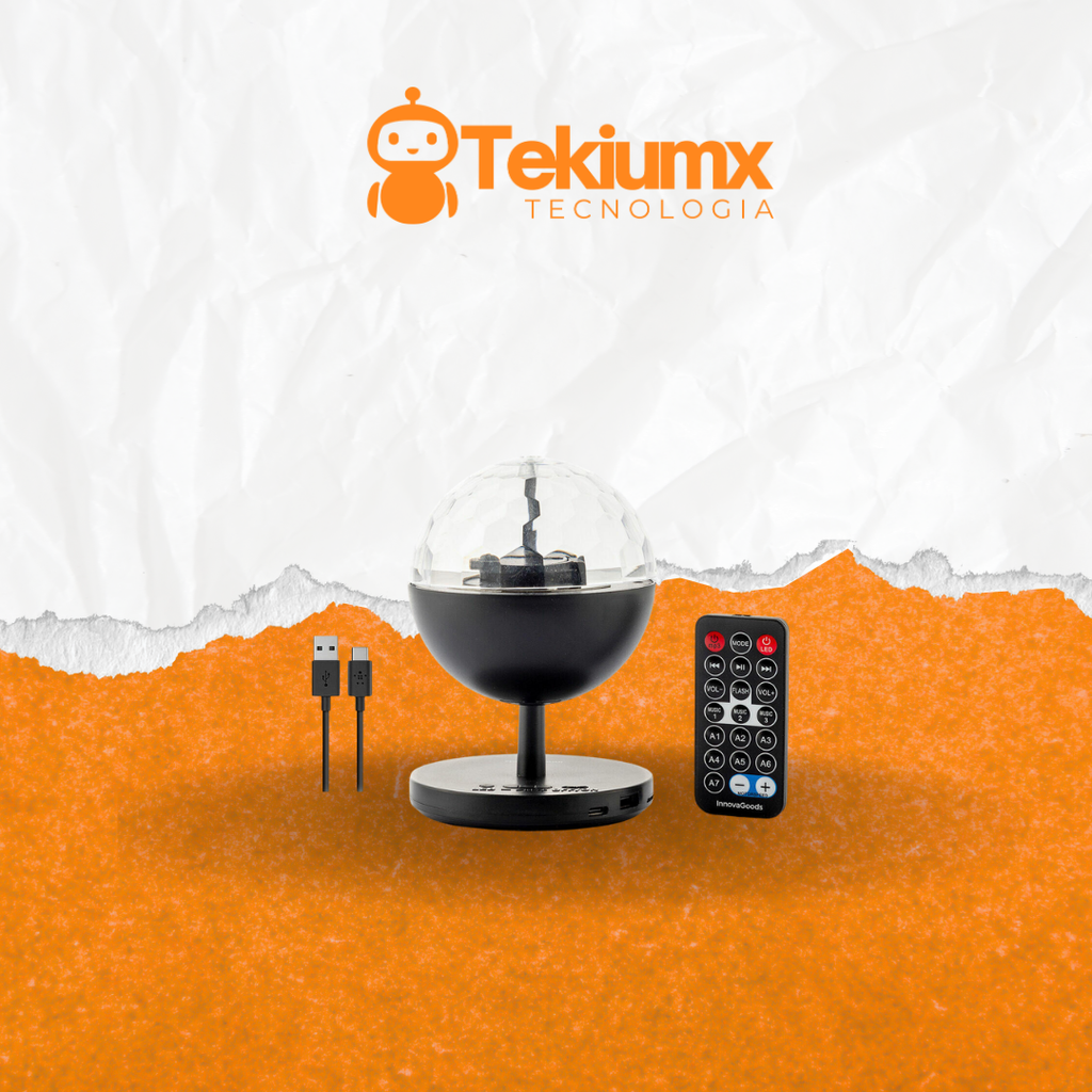 Proyector LED Recargable con Altavoz Istarlyt InnovaGoods