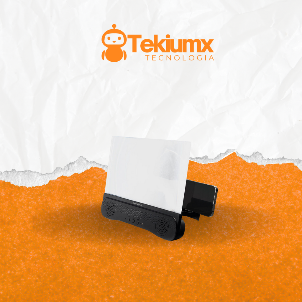 Amplificador de Pantalla para Móviles con Altavoz Recargable Screenier InnovaGoods