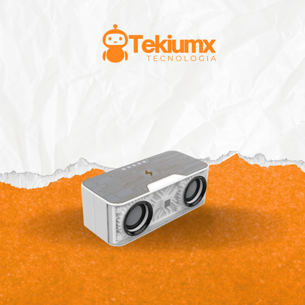 Altavoz RGB con bluetooth y carga inalámbrica