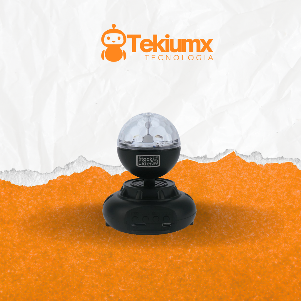 Bola luz RGB con altavoz