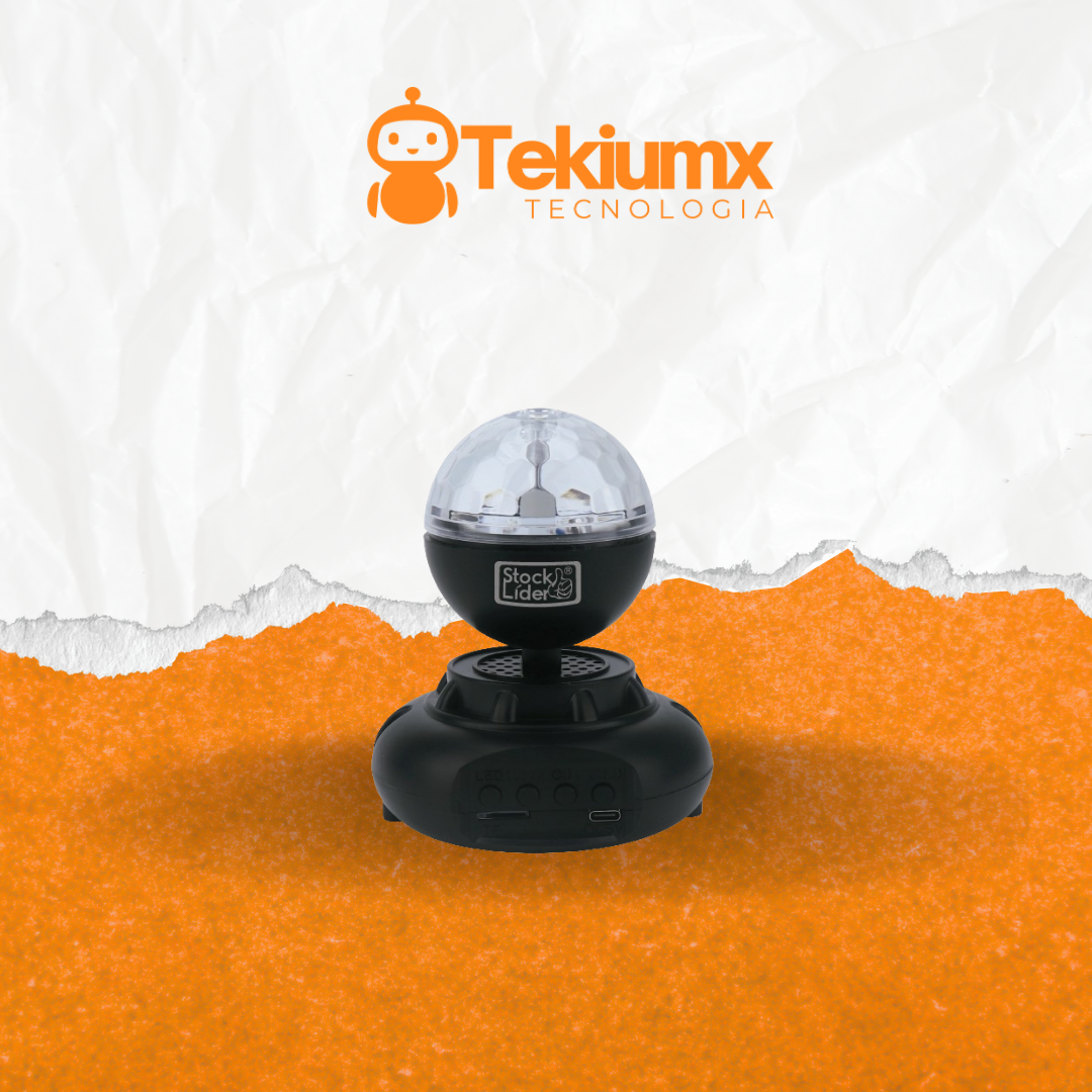 Bola luz RGB con altavoz