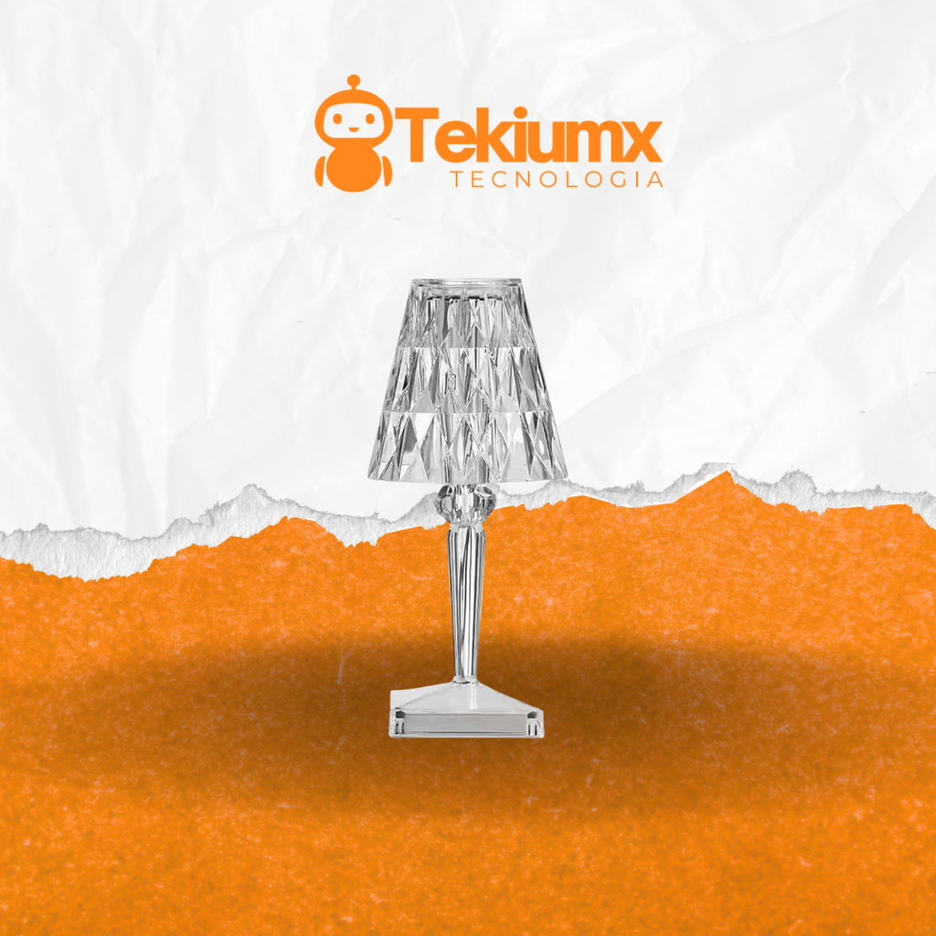 Lámpara de cristal recargable