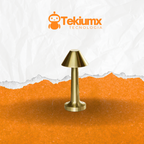 Lámpara de mesa LED dorada