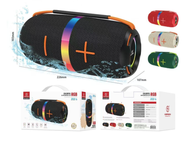 Altavoz Bluetooth 30W con Batería 4000mAh – Potencia y Estilo Portátil