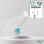 Escobilla WC con soporte