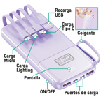 Powerbank carga rápida 10.000mAh