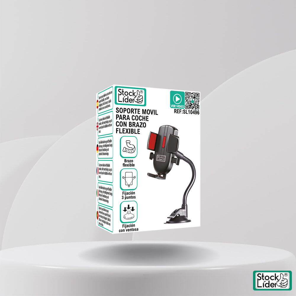 Soporte móvil para coche con brazo flexible