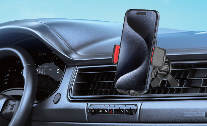 Soporte móvil fijación automática