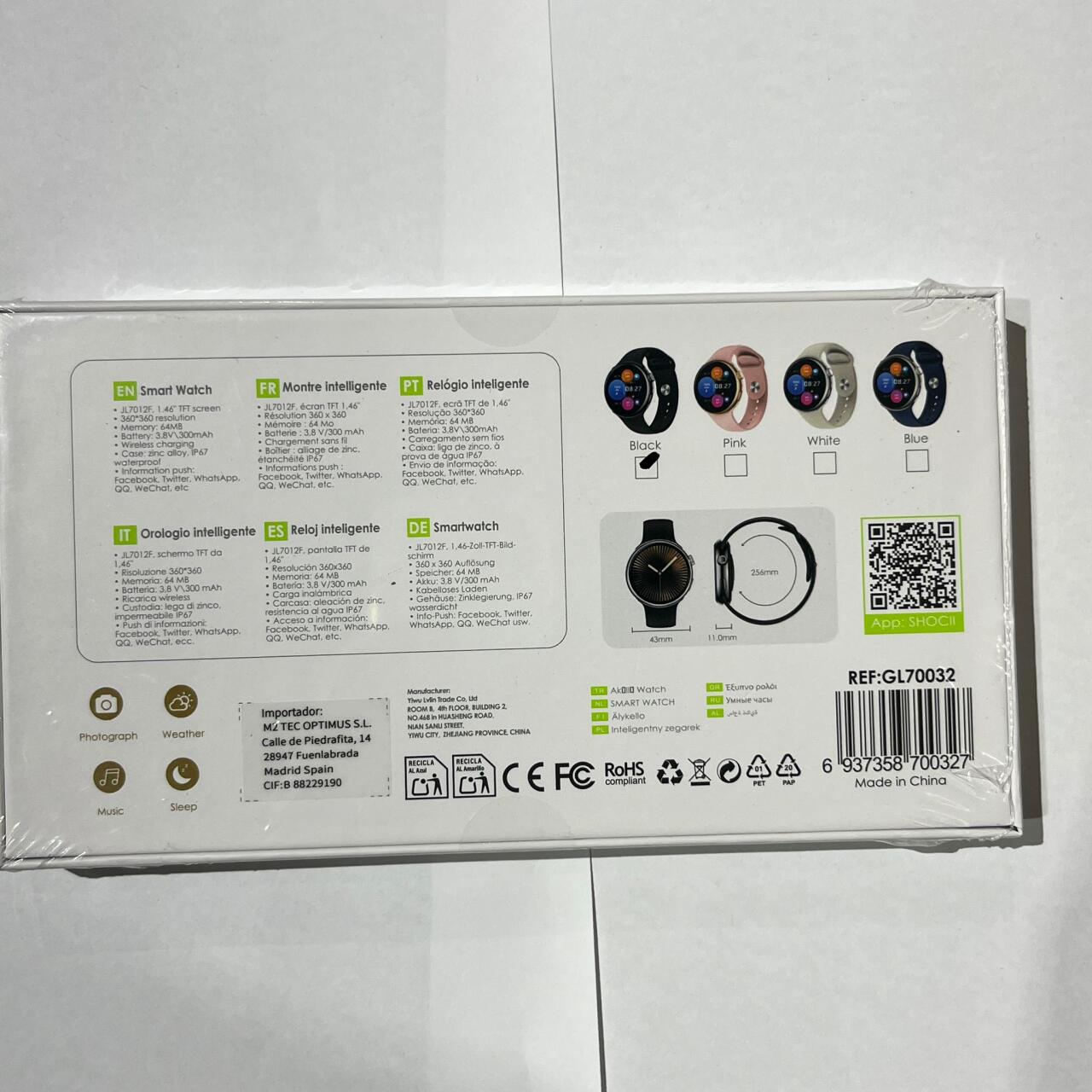 Smartwatch Multifuncional con Notificaciones y Estilo Moderno – Salud, Conectividad y Diseño en tu Muñeca