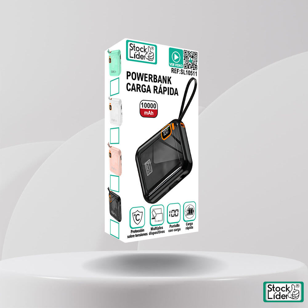 Powerbank carga rápida 10.000mAh